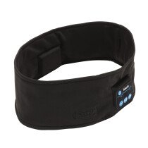 Draper 28340 Smart Wireless Rechargeable Headband with USB Charging Cable, Black, One Size