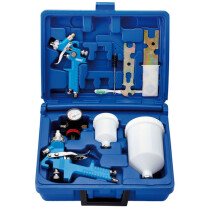 Draper 28374 HVLP Air Paint Spray Gun Kit (7 Piece)