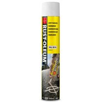 Rustoleum 2896AE.0.75 750ml RAL9016 Spot Marking Spray (Carton of 6) - Traffic White