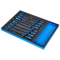 Draper 29529 DELTACH-561006 Bunker® Screwdriver Set In Eva Foam Inlay (16 Piece)