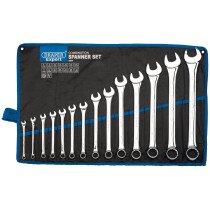 Draper 29547 8220/14/MM 14 Piece Metric Combination Spanner Set