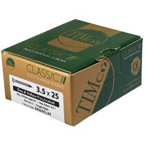 3.0mm x 12mm Classic Screw PZ1 CSK - ZYP (Box of 200) 30012CLAF Timco