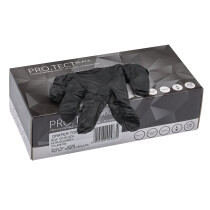 Draper 31035 Large Black Powder Free Nitrile Gloves (Pack of 100)
