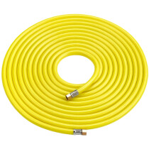 Clarke HVY10 Hi-Vis Airline Hose Yellow 10m (with ¼" BSP swivel nuts) 3122010