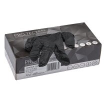 Draper 31035 Large Black Powder Free Nitrile Gloves (Pack of 100)