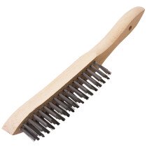 Draper 31548 WB-HD/I 310mm Heavy Duty 3 Row Wire Scratch Brush