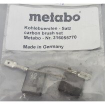 Metabo 316055770 Carbon Brush Set for WEA15-125 240v