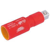 Draper 32103 H-EXT-VDE/B 1/2" Sq. Dr. VDE Approved Fully Insulated Extension Bar (75mm)