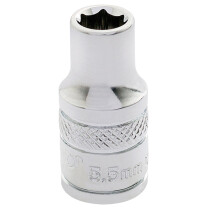 Draper 32449 B-MM/B 1/4" Square Drive Hi Torq® 6 Point Socket (5.5mm)