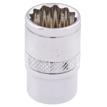 Draper 32776 D-MM/B 3/8" Square Drive Hi Torq® 12 Point Socket (13mm)