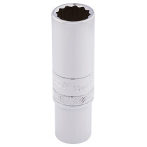 Draper 32822 DT-MM/B 3/8" Square Drive Hi Torq® 12 Point Deep Socket (12mm)