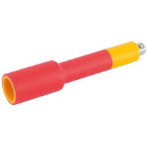 Draper 32048 B-EXT-VDE 1/4" Sq. Dr. VDE Approved Fully Insulated Extension Bar (75mm)