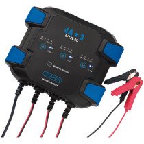 Draper 3 Bank 6/12V Smart Charger 12A (3x4A)