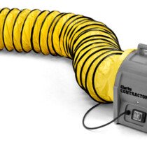 Clarke 3230481 12” Flexible PVC Duct for Contractor CON305 and CON350 Ventilation Fans - Yellow
