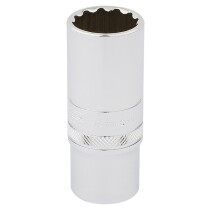 Draper 33036 DT-MM/B 3/8" Square Drive Hi Torq® 12 Point Deep Socket (19mm)