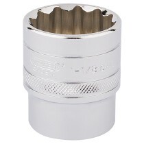 Draper 33727 H-AF/B 1/2" Square Drive Hi Torq® 12 Point Socket (1.1/8")