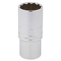 Draper 33841 HT-MM/B 1/2" Square Drive Hi Torq® 12 Point Deep Socket (27mm)