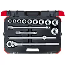 Gedore RED 3300011 3/4in Drive Socket Set 14 Piece