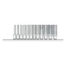Gedore RED 3300021 1/4in Drive Deep Sockets with Holding Rail