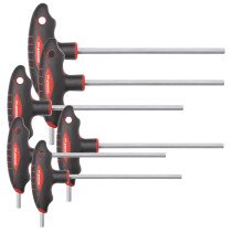 Gedore RED 3301281 T Handle Offset Hex Screwdriver Set 6 Pieces 2.5-8mm