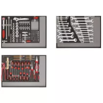 Gedore RED 3301679 Tool Set 3xCT-Modules 129 Piece