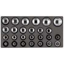 Gedore RED 3301708 1/2" Drive Socket and Hex Bit Set in Module 26 Piece