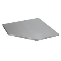 Draper 33203 MS400-SSC Bunker® Modular Stainless Steel Worktop For Corner Cabinet, 865mm
