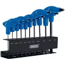 Draper 33869 THDH/MM/B 10 Piece Metric T Handle Hexagon Key Set