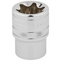 Draper 34402 TS12/B 1/2" Square Drive TX Star Socket (E24)