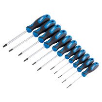 Draper 34253 865TXT/11 11 Piece Draper TX Star and TX Star Security Screwdriver Set