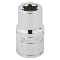 Draper 34285 TS12/B 1/2" Square Drive TX Star Socket (E14)