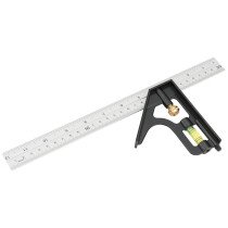 Draper 34703 7C Metric And Imperial Combination Square, 300mm