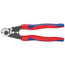 Knipex 95 62 190 190mm Forged Wire Rope Cutters with Heavy Duty Handles 36142