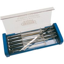 Draper 36326 4885/10D Expert 10 Piece 140mm Diamond Needle File Set