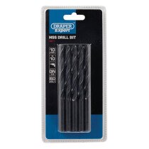Draper 38817 H29MC Expert 10.0mm HSS Drills Card of 10