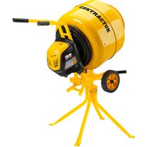 Clarke 3400866 Contractor CCM160 650W 160L Concrete Mixer with Stand (230V)