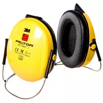 3M PELTOR Optime I H510B-403-GU Earmuffs, (SNR 26 dB) Yellow Neckband