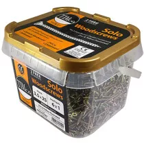 4.0mm x 40mm Solo Woodscrew CSK - YZP (TUB) (Tub of 1,000) 40040STUBY Timco