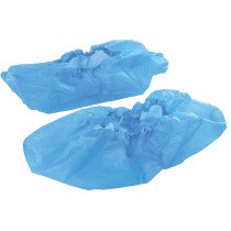 Blue Disposable Overshoe Shoe Covers One Size (Pack of 100)