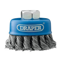 Draper 41447 CB61TP 60mm x M14 Twist Knot Wire Cup Brush