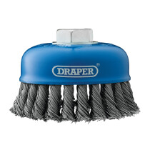 Draper 41450 CB100TP 100mm x M14 Twist Knot Wire Cup Brush