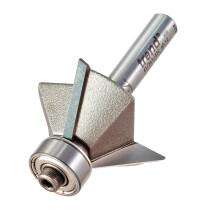 Trend 41/5X1/4TC Guided 3 flute 45 degree chamfer x 11mm cut