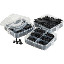 Clarke 1801951 CHT951 630 Piece Fixing Clip & Cable Tie Set