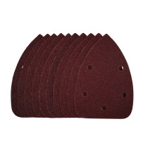 Draper 42105 SSD2 Detail Sanding Sheets With Hook And Loop, 140mm, 40 Grit, Ssd2 (Pack Of 10)