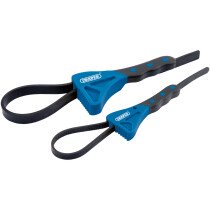 Draper 43863 SWR2 2 Piece Soft Grip Strap Wrench Set