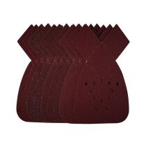 Draper 44081 SSD4 Detail Sanding Sheets With Hook And Loop, 140mm, Assorted Grit, Ssd4 (Pack Of 10)