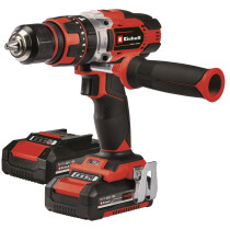 Einhell TE-CD 18/48 Li-I 18V Power X-Change Combi Drill Kit With 2 x 2ah Batteries In Case