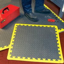 Clarke 3607000 AFF-1 Anti Fatigue Foam Floor Tiles - (Pack of 6 Tiles)