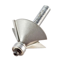 Trend 46/37X1/4TC Bearing guided chamfer cutter 45 degrees