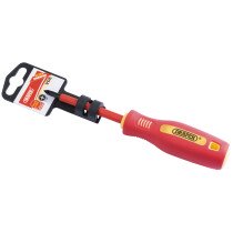 Draper 46528 952CS No.1 x 80mm VDE Fully Insulated Soft Grip Cross Slot Screwdriver. (Display Packed)